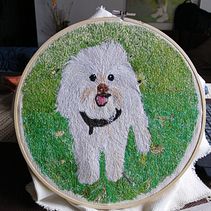 Mi Proyecto del curso: Needle painting para principiantes . % Natalia tarafından hazırlanan Animas, Ve on projesi - 02.03.2021