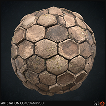 Mi Proyecto del curso: Introducción a la creación de texturas con Substance Designer. 3D, 3D Design, and Video Games project by Daniel Pérez Viera - 02.05.2021