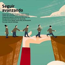 Cartel Mutuavenir. Een project van Traditionele illustratie van Elena Eslava Ilustrador - 06.02.2021