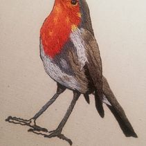 My project in Painting with Thread: Textile Illustration Techniques course . % Giovanna Romanutti tarafından hazırlanan Nakış projesi - 02.12.2021