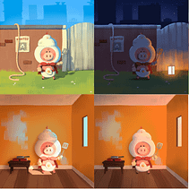 Mi Proyecto del curso: Principios de iluminación para pintura digital. Concept Art, Digital Drawing, Character Design, Traditional illustration, and Digital Painting project by Luis López - 02.08.2021