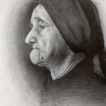 Dibujos siguiendo las instrucciones del curso. Un projet de Dessin, Dessin au cra, on, Dessin anatomique, Dessin de portrait , et Dessin réaliste de Alberto Sánchez Leache - 11.02.2021