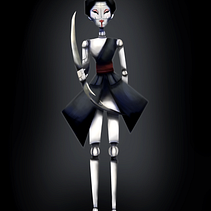 The Oriental Cyber Assassins.. Un proyecto de Diseño de personajes de Jill van der Lans - 14.02.2021