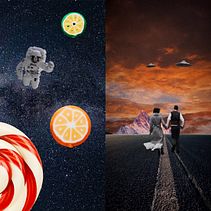 Dos collage para el curso. . Un proyecto de Animación y Animación 3D de Brandon Díaz - 17.02.2021