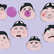 Expresión facial. Concept Art, Character Design, Editorial Design, Editorial Illustration, Digital Illustration, and Children's Illustration project by Sara C. Fraguas - 02.22.2021