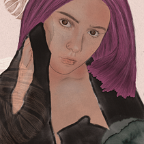 Mi Proyecto del curso: Retrato ilustrado con Procreate. Digital Drawing project by Alan Martinez - 02.14.2021