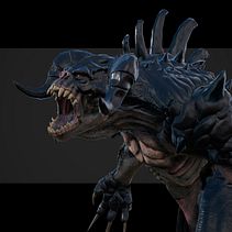 FanArt Sanguinario Fallout 4. Un projet de Modélisation 3D de Óscar Foncubierta Martín - 05.06.2020