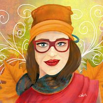 La llegada del otoño. Un proyecto de Dibujo a lápiz e Ilustración tradicional de Alejandra Ochoa - 01.10.2020