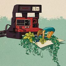 Polaroid. . Ilustrasi Editorial, Ilustrasi tradisional, Ilustrasi Botani, Ilustrasi Tinta & Ilustrasi Digital proyek oleh María José Andúgar - 03.10.2021