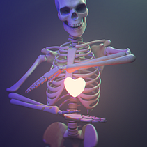 Kame Kame Heart . 3D, Artă conceptuală, Ilustrație digitală și modelare 3D de Alba Pérez - 03.10.2021