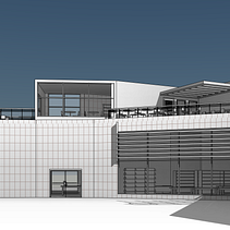 Centro Gastronómico Los Haticos. Een project van 3D, Architectuur y Digitale architectuur van Miguel Bracho Bracho - 03.04.2021