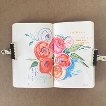 My project in Illustrating Nature: A Creative Exploration course. Un proyecto de Pintura de Francoeur Véronique - 18.03.2021