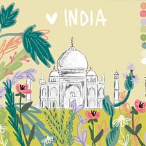 Amazing India *_*. Un proyecto de Dibujo digital, Diseño digital e Ilustración tradicional de Letizia Cassetta - 21.03.2021