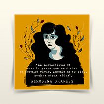 Literatura Española en tiempos de Pandemia . Design grafic & Ilustrație tradițională de Marla Cruz Linares - 04.05.2021