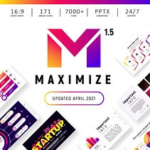 Maximize - PowerPoint Profesional. Een project van Grafisch ontwerp y Digitale illustratie van PYRivero - Plasmando tus ideas! - 10.04.2021