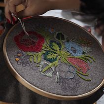 Zaklęcie wiosenne. Projekt z dziedziny  Sztuki piękne i  Haft użytkownika Gimena Romero - 13.04.2019