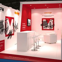 Exhibition Stand Conrad F. Meyer. Projekt z dziedziny 3D,  Projektowanie 3D, W, darzenia, Dekoracja wnętrz i Wizualizacja architektoniczna użytkownika David Paz - 08.05.2019