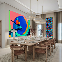 Photo retouching and original artworks by me. Un progetto di Ritocco fotografico, Illustrazione tradizionale e Interior design di Alejandro Serrano - 13.04.2021