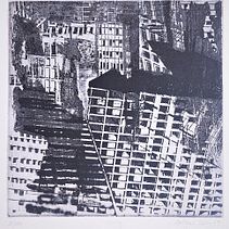 urban absurdity. Un proyecto de Estampación, Bellas Artes y Fotomontaje de Antigone Valery - 15.04.2021