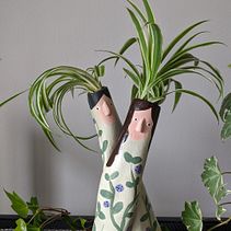 Mi Proyecto del curso: Cerámica: jarrones que cobran vida . Ceramics project by Milena Caceres Espinosa - 04.19.2021