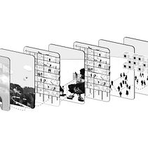  Satélite / Otra forma de vivir el centro . Architecture, Collage, Architectural Illustration, and 3D Modeling project by Valentina Mejía Velásquez - 04.21.2021