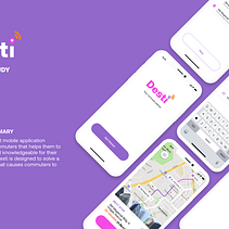 Desti UX Case Study Project. Un proyecto de Diseño de apps, Diseño mobile, Diseño de producto y UX / UI de Nathan Santos - 26.04.2021