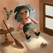 Mi Proyecto del curso: Principios de iluminación para pintura digital. Projekt z dziedziny Trad, c, jna ilustracja, Ilustracja c, frowa, Malarstwo c i frowe użytkownika Wendy Montasell - 20.05.2021