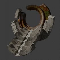 Enviroment Mount Targon. Un proyecto de 3D, Diseño, Ilustración tradicional, Diseño gráfico, Animación 3D, Videojuegos y Concept Art de Sebastián Vega - 04.06.2021