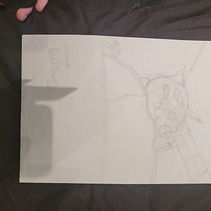 Drawing of my Cat Willow. Un proyecto de Ilustración tradicional de natalie_burns97 - 05.07.2021