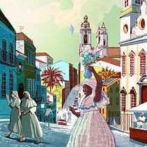 Mein Projekt im Kurs „Reiseillustration: Gestalte deinen Lieblingsort nach“ Ein Projekt aus dem Bereich Traditionelle Illustration, Zeichnung, Digitale Illustration, Malerei mit Acr und l von Alex Green - 08.07.2021