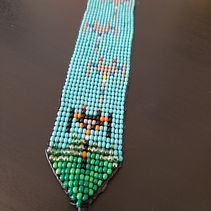 My project in Design and Creation of Beaded Jewelry course. Un proyecto de Diseño de complementos, Artesanía, Diseño de jo, as y Tejido de Caitlin Moriarity - 16.07.2021