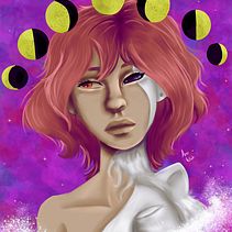 Mi Proyecto del curso: Retratos digitales de fantasía con Photoshop. Ilustração tradicional, Desenho, Ilustração digital, Desenho de retrato, Desenho digital, e Pintura digital projeto de Ana Luisa Basurto Padilla - 18.07.2021