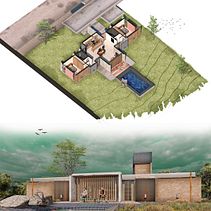 Mi Proyecto del curso: Ilustración digital de proyectos arquitectónicos . Arhitectură, Arhitectură peisagistică, Ilustrație digitală, Arhitectura digitală & Ilustrație arhitecturală de Diego Corimaita Miranda - 08.19.2020