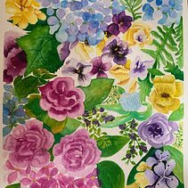 Carnaval de Flores . % Marta-Ibane Jiménez Bilbao tarafından hazırlanan Yaratıcılık, Geleneksel illüstras, on, Güzel sanatlar, Tablo, Sulubo, a Resim, Botanik İllüstras, Ve on projesi - 07.31.2021