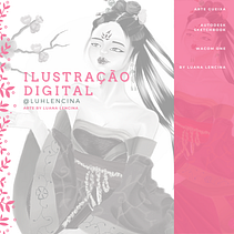 Ilustração Gueixa | Autodesk SketchBook Desktop | Wacom One. Een project van Traditionele illustratie, Portfoliobeheer,  Tekening, Digitale tekening e Instagram van Luana L. S. - 13.04.2021