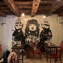 Decorazione su parete per attività commerciale . Un projet de Architecture d'intérieur de Annalisa Borro - 20.11.2018