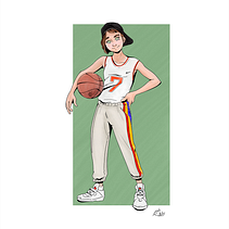 Meu projeto do curso: Ilustração de personagens dinâmicos. Projekt z dziedziny Trad, c, jna ilustracja, Projektowanie postaci, Komiks, Kreat, wność,  R, sunek, R, sunek c, frow i Manga użytkownika Gabriela Gomes - 16.08.2021