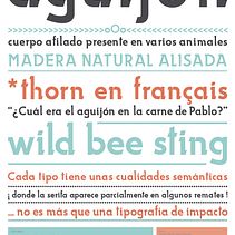 AGUIJÖN, tipografía geométrica, funcional y sin serifa. . Un projet de T , et pographie de Antonio Ramón Luque Miranda - 07.09.2021