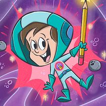 The Power of the Stroke . Ilustrație digitală & Ilustrație tradițională de Ed Vill - 09.22.2021