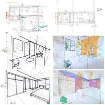 Mi Proyecto del curso: Introducción al dibujo arquitectónico a mano alzada. by:Karen L. García. Een project van Architectuur y  Architecturale illustratie van Karen Lily García Esquivel - 26.10.2021