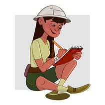 Aiyra - Character Development Project. Animation, Character Design, Character Animation, and Drawing project by Míriam Vitória - 11.01.2021