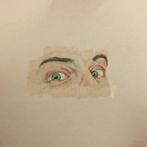 Blue Eyes. Desenho artístico, Desenho a lápis, e Desenho de retrato projeto de Serena Laterza - 18.11.2021