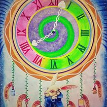 A Garden of Time Ein Projekt aus dem Bereich Traditionelle Illustration, Malerei, Kreativität, Malerei mit Acr, l und Concept Art von Namira Siddique - 19.10.2021