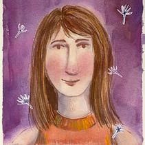 Profile illustration. Traditional illustration, Animation, Motion Graphics, Watercolor Painting, and Stop Motion project by Larissa dos Anjos - 11.15.2021