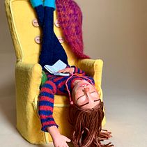 Cozy Feeling OOAK art doll / art toy. To, Design, Art To, s, and Character Design project by Irem Nur Terzi - 12.07.2021