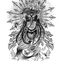 Mi Proyecto del curso: Diseño e ilustración digital de tatuajes con Procreate. Traditional illustration, Graphic Design, Digital Illustration, Tattoo Design, Digital Drawing, Poster Design, Street Art, Portrait Drawing, and Drawing project by Brian Stiven Fuentes Romero - 12.29.2021