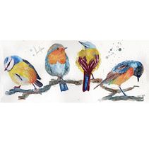 My project in Artistic Watercolor Techniques for Illustrating Birds course. Un proyecto de Ilustración tradicional, Pintura a la acuarela, Dibujo realista e Ilustración naturalista				 de Laura Gomez - 06.01.2022