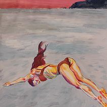 My project in Expressive Figure Drawing: Explore Lines, Shapes and Colors course. Un proyecto de Bellas Artes, Dibujo a lápiz, Dibujo, Dibujo de Retrato, Dibujo realista, Dibujo anatómico y Pintura gouache de Ilaria Francese - 10.01.2022