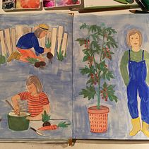 My project in Character Creation from Observational Drawings course. Un progetto di Illustrazione tradizionale, Character design, Disegno e Sketchbook di Johanna - 16.01.2022