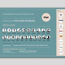 Diseño de diploma digital de participación para Open Art Rosario. Un proyecto de Diseño gráfico de María Diez Rodríguez - 20.01.2022